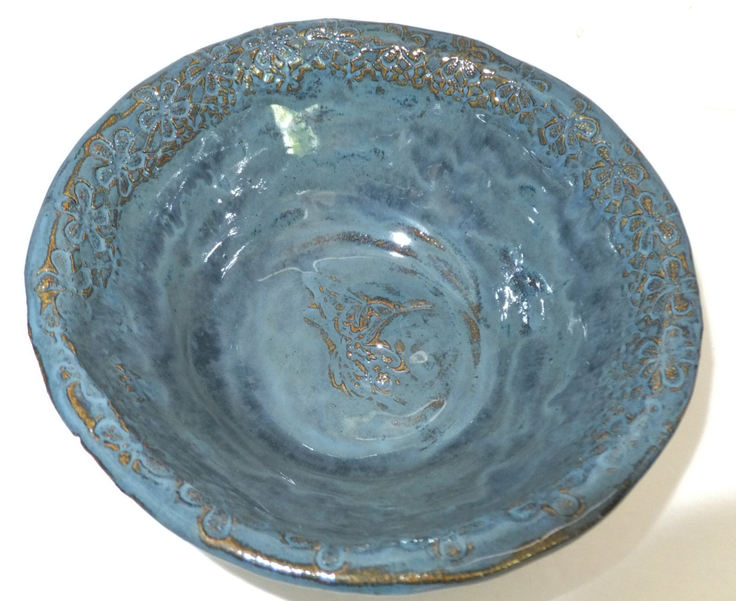 Smoky Blue Hummingbird Bowl | Wild Crow Farm