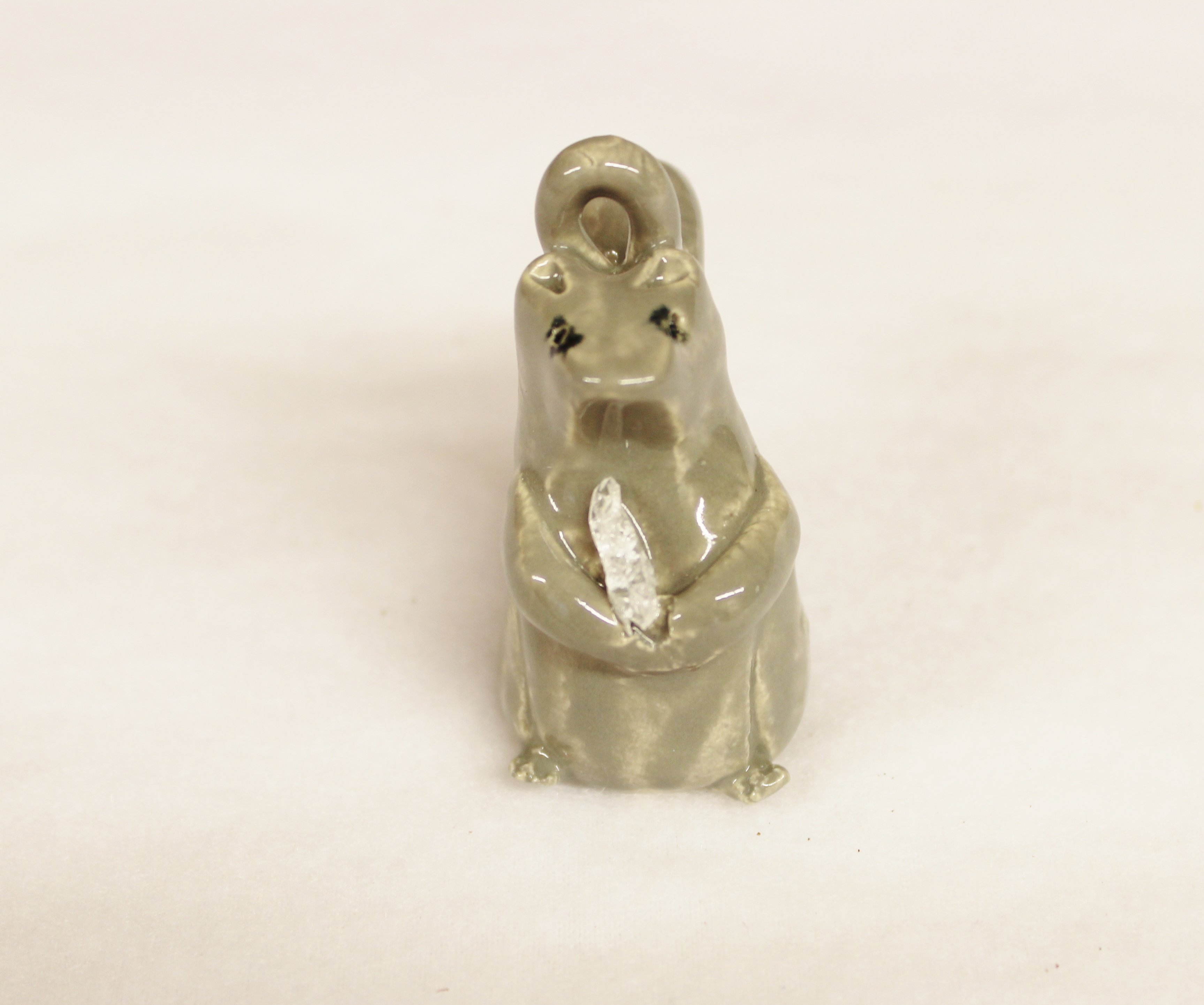 Gray Squirrel Ornament with Lake County Diamond | Wild Crow Farm