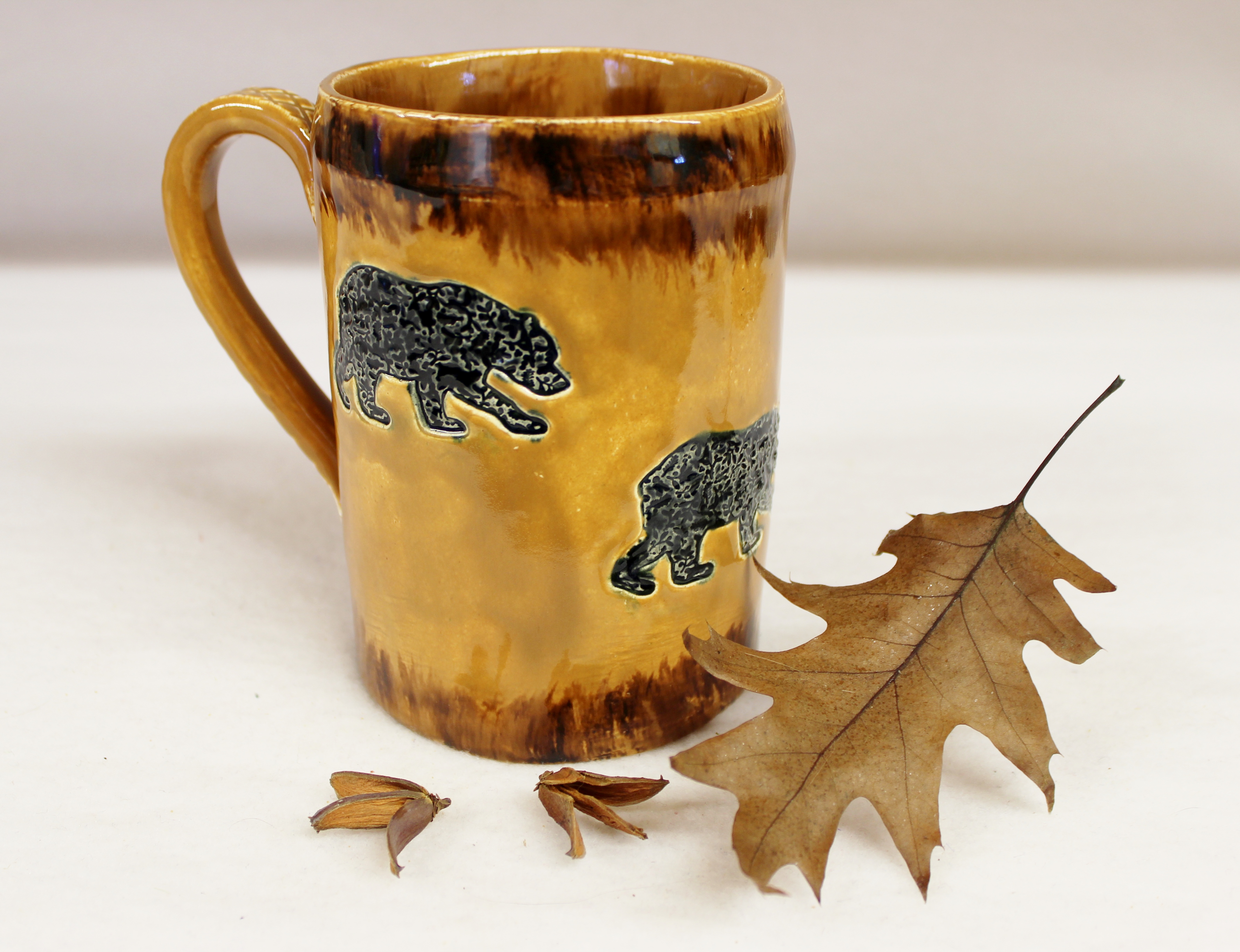 Stoneware Black Bear Coffee Mug | Wild Crow Farm