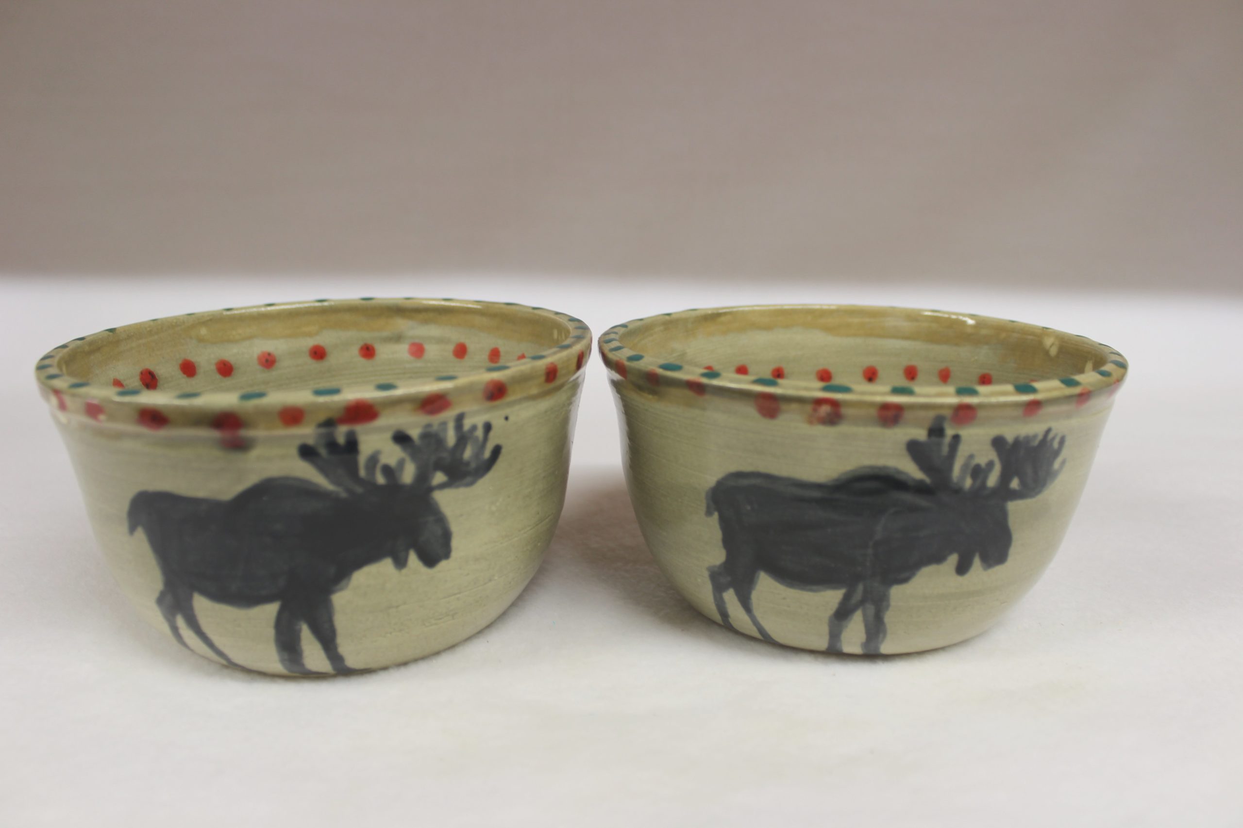 Bear & Moose Stoneware Mixing Bowl Set - 3 pcs