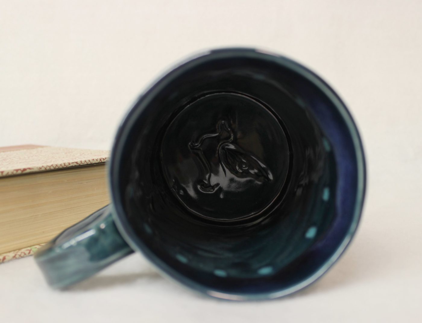 Magical Winged Dachshund Ceramic Stoneware Coffee Mug - Image 3