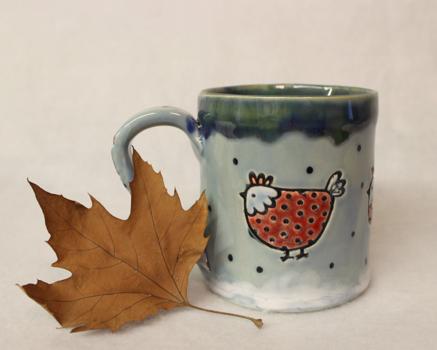 Little Red Hen Large Ceramic Mug - Image 6