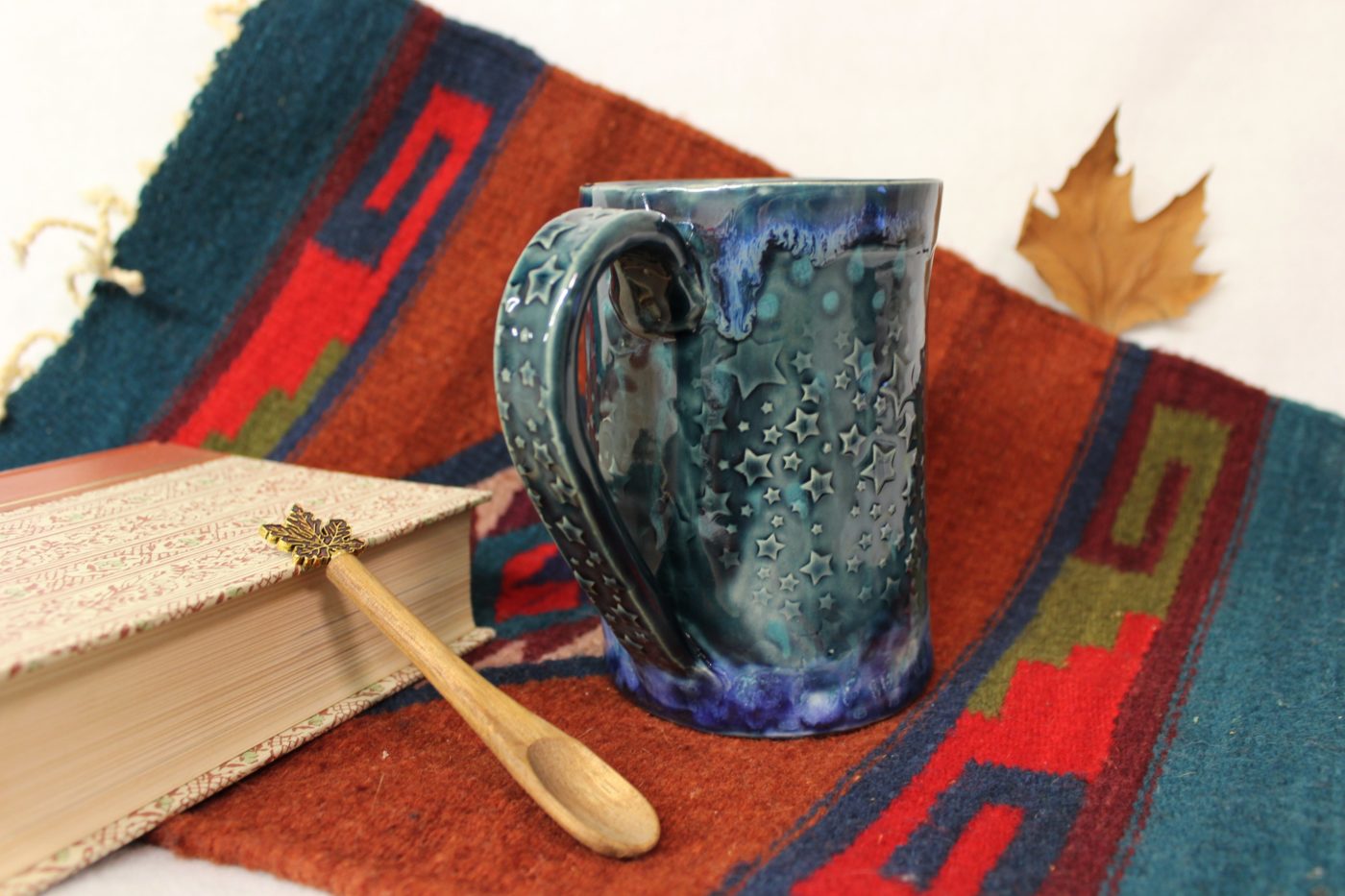 Galaxy of Stars Extra Large Ceramic Stoneware Mug - Image 3