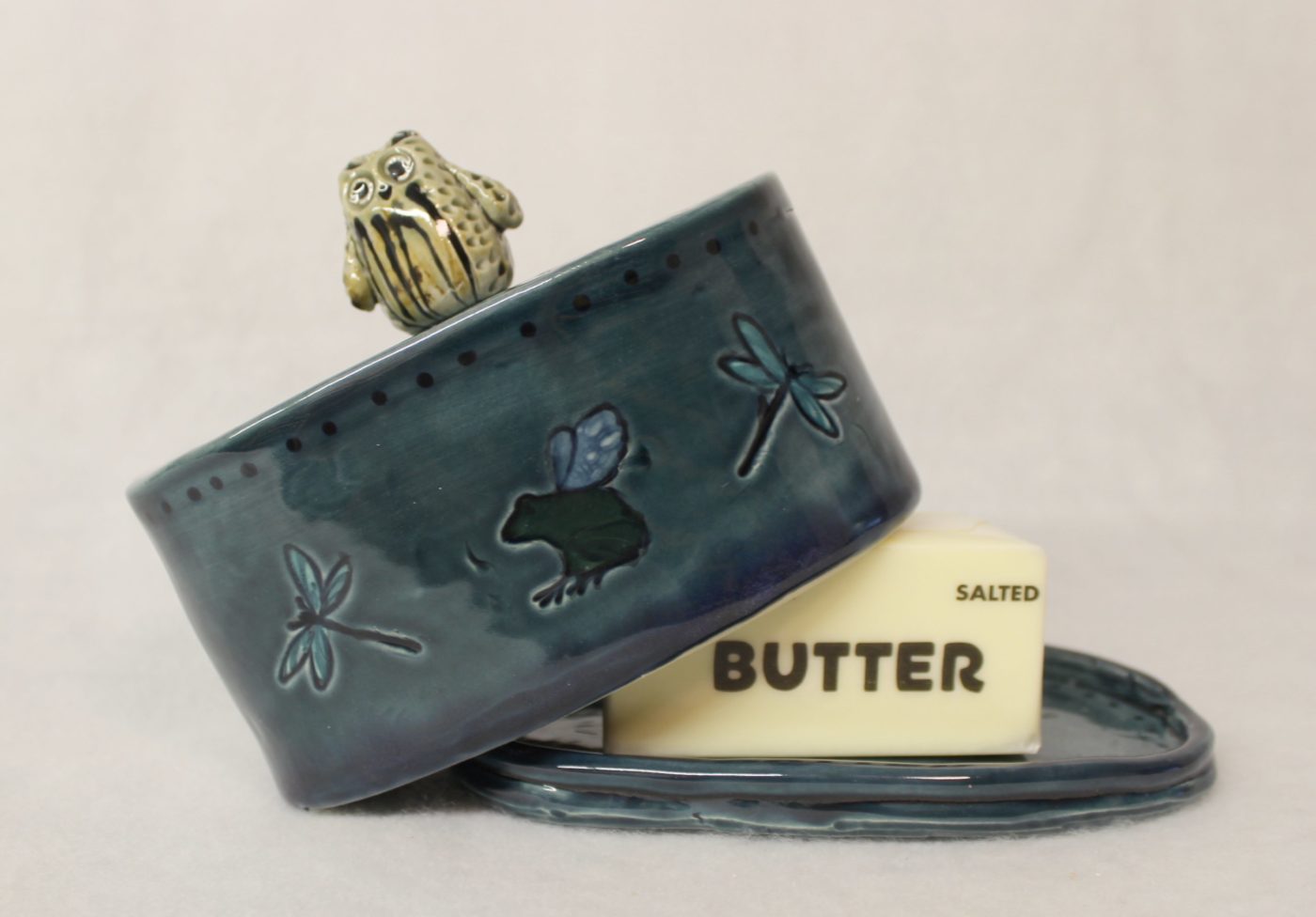 Spring Garden Covered Ceramic Stoneware Butter Keeper - Image 4