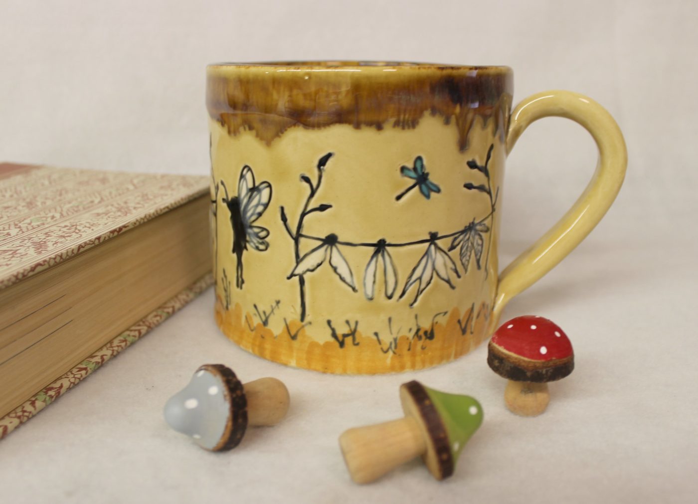 Fairy Laundry Day Soup Mug, Chowder Bowl, Extra Large Latte Ceramic Mug - Image 2