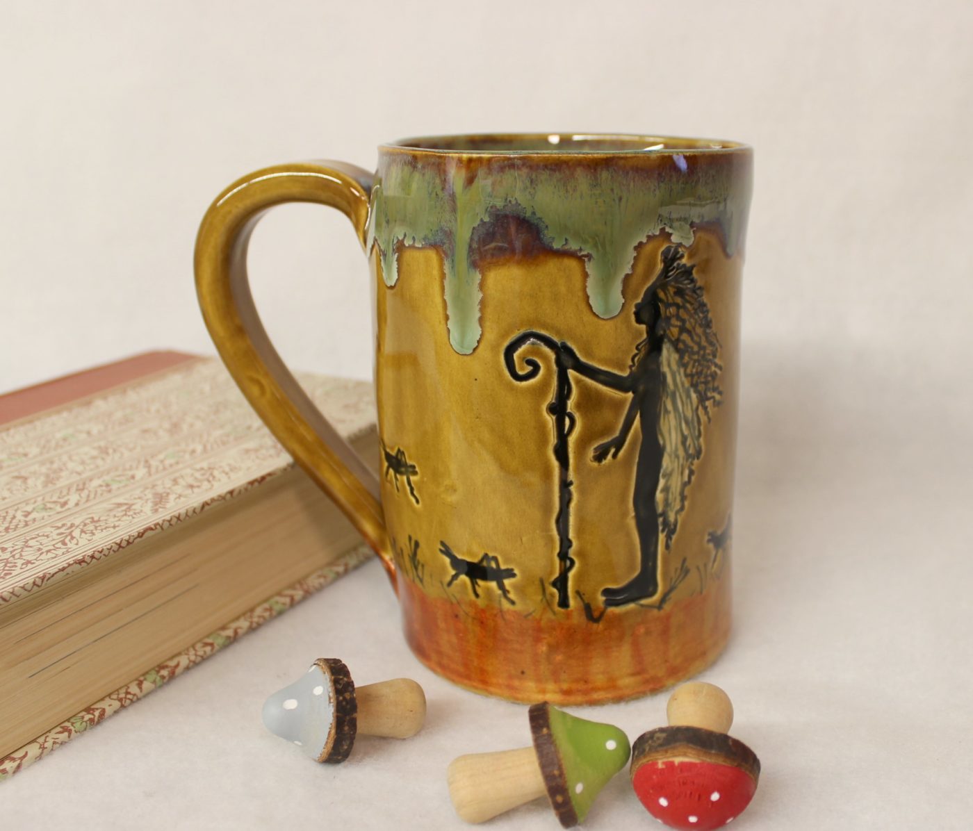 Summer Grasshoppers and the Fairy Queen Extra Large Coffee Mug