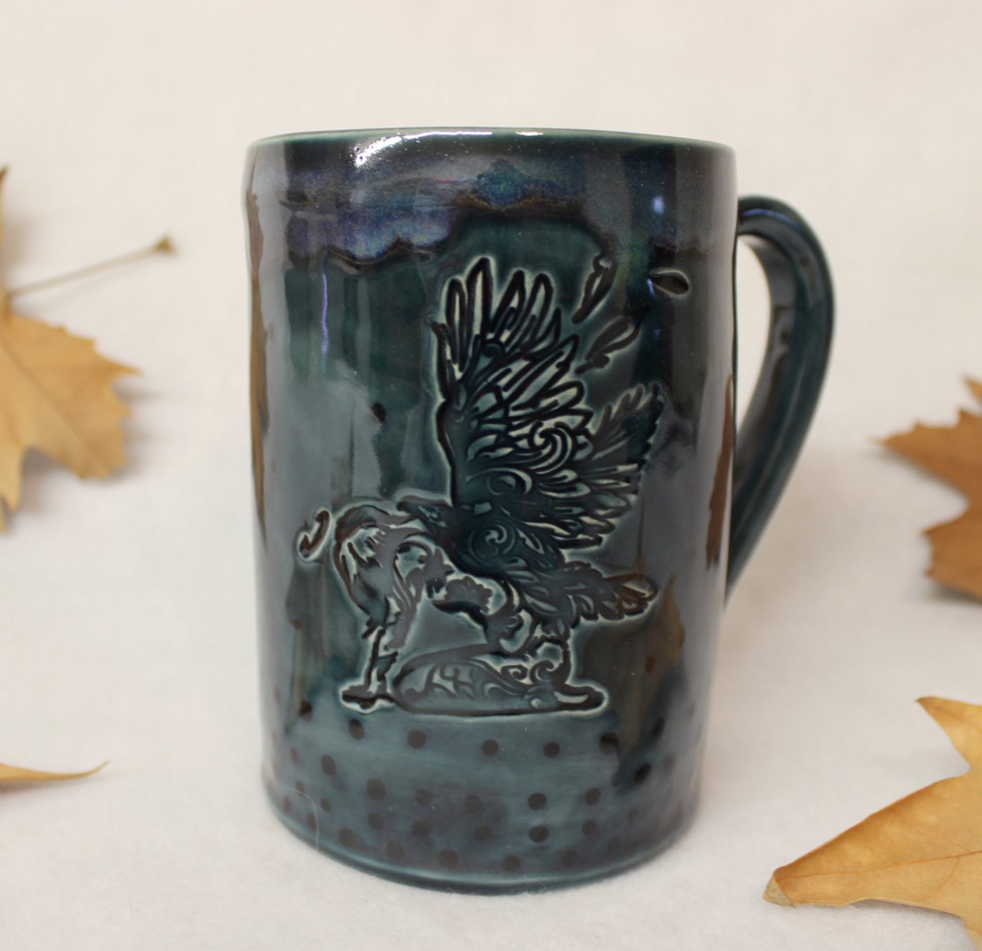 Midnight Angel Extra Large Ceramic Coffee Mug - Image 2