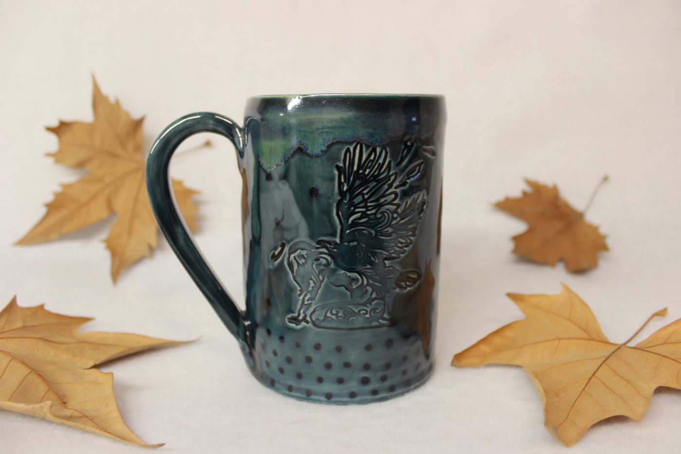 Midnight Angel Extra Large Ceramic Coffee Mug