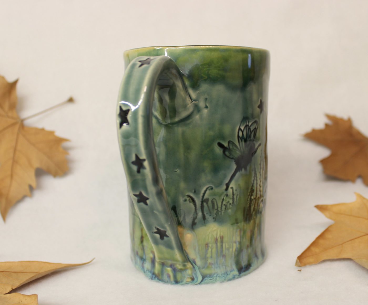 Woodland Fairy Dance Extra Large Ceramic Coffee Mug - Image 4