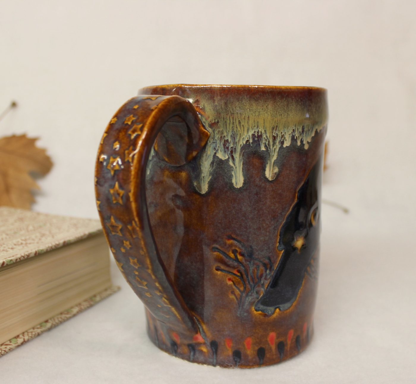 Magic Raven Sings Spells Ceramic Coffee Mug - Image 4