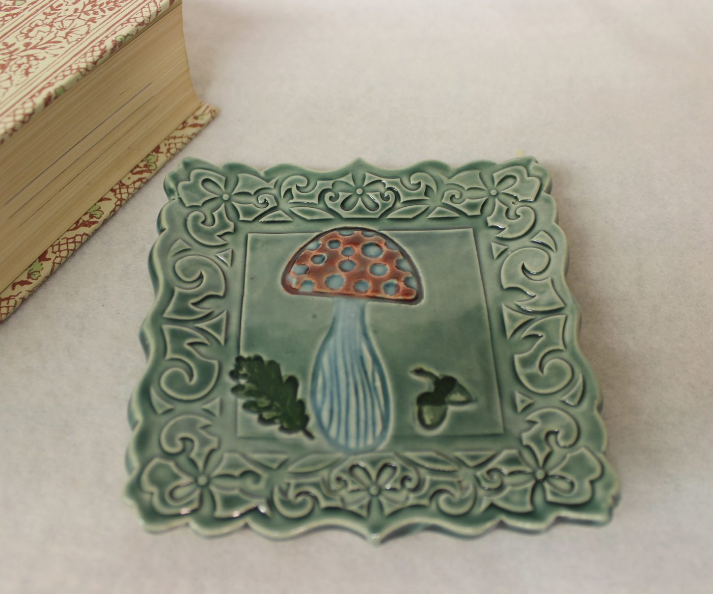 Forest Mushroom Spoon Rest, Jewelry Dish - Image 2